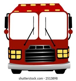 Red Bus Vector Stock Vector (Royalty Free) 2513898