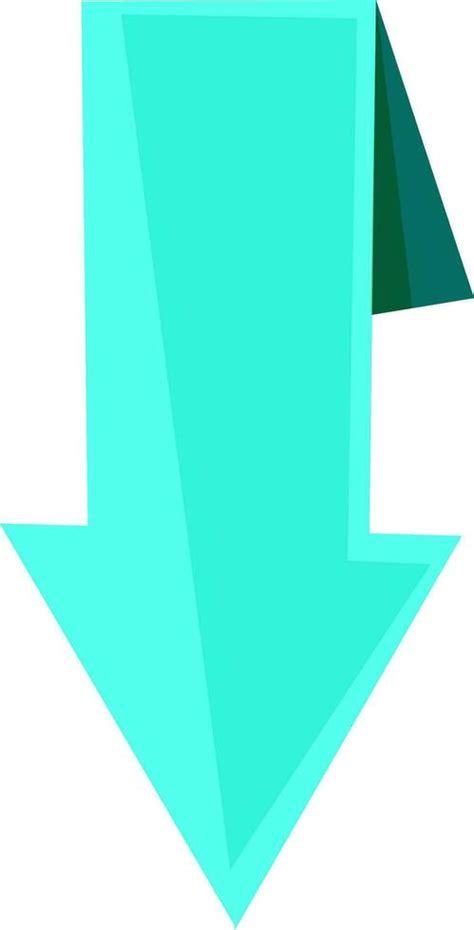 Stylish Arrow Shape Ribbon In Cyan Color 25040133 Vector Art At Vecteezy