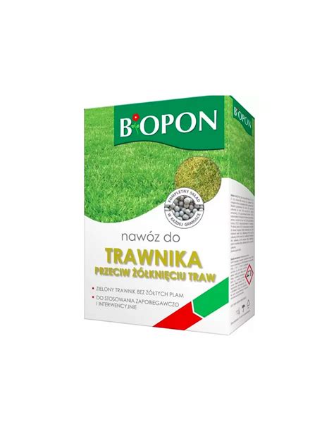 BIOPON Nawóz do trawnika przeciw żółknięciu GRANULOWANY 5 kg