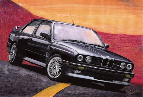 Bmw E30 M3 Painting By Rod Seel Fine Art America