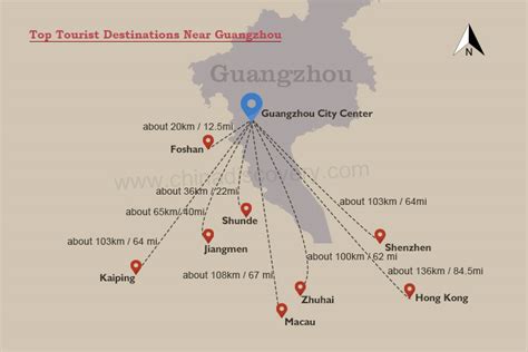 Guangzhou Tourist Attractions Map - Tourist Destination in the world