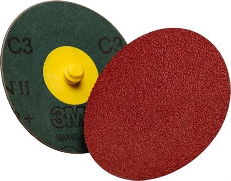 3m Fiber Disc 3 Disc Dia Quick Change Tr Type Iii 80 Grit