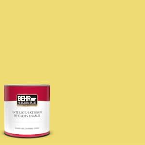 Behr Premium Plus Gal T Plastic Lime Hi Gloss Enamel Interior