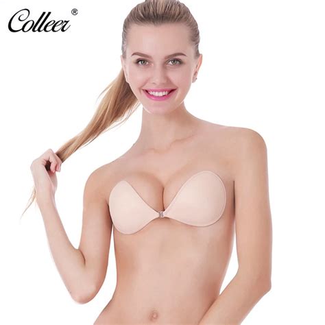 BH Push Up Bras For Women Invisible Bralette Bra Self Adhesive Silicon