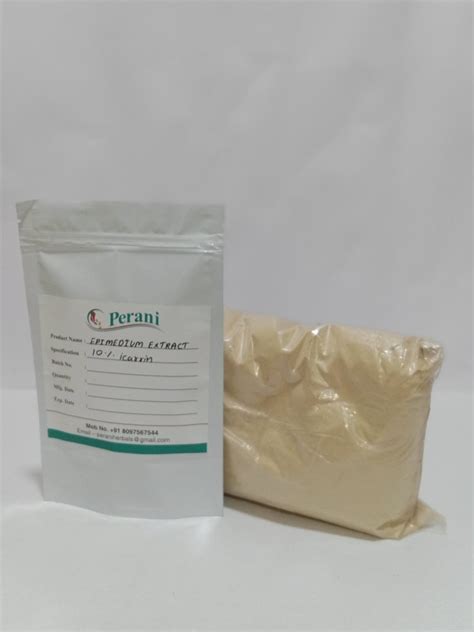 Epimedium Extract Icariin Packaging Type Plastic Bag Packaging Size