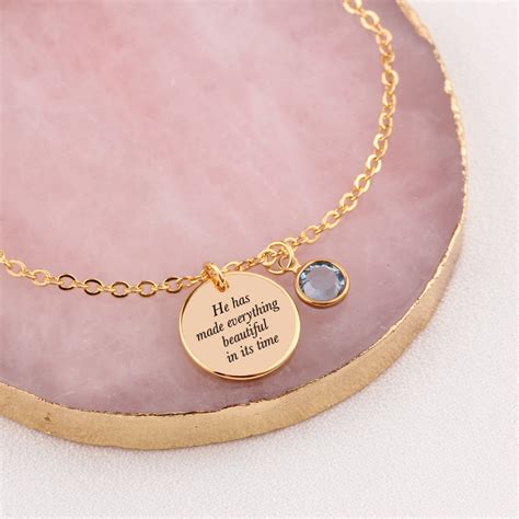 Quote Engraved Bracelet - Baublebible.com