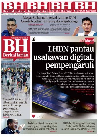 Berita Harian 03 Ogos 2023 Ozzy Sebastian Flip PDF AnyFlip