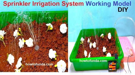 Sprinkler Irrigation System Working Model Diy Science Project Howtofunda Sprinkler