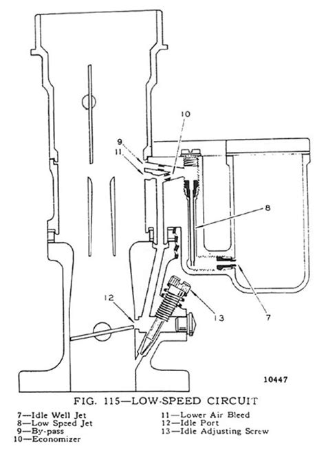 Carter Single Barrel Carburetor Diagram