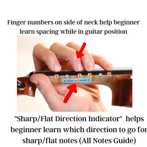 Fantastic Finger Guide For Violins Fingerboard And Fretboard Stickers