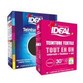 Teintures pour vêtements et Détachants textiles et tissus IDEAL