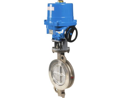 Double Offset Butterfly Valve Na Electric Actuator Syveco