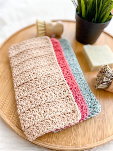 Crochet Dishcloth Pattern Easy Crochet Pattern Modern Crochet Pattern