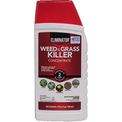 Eliminator Weed And Grass Killer Concentrate Herbicide 32 Oz