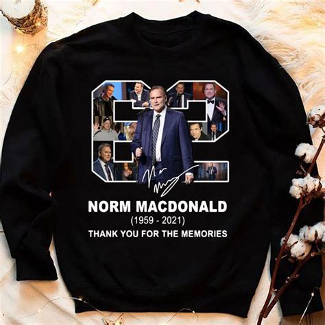 Norm Macdonald Signed 62 Years 1959 2021 Thank You For The Memories