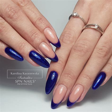 Granatowy Lakier Hybrydowy Blue Zodiac Spn Nails