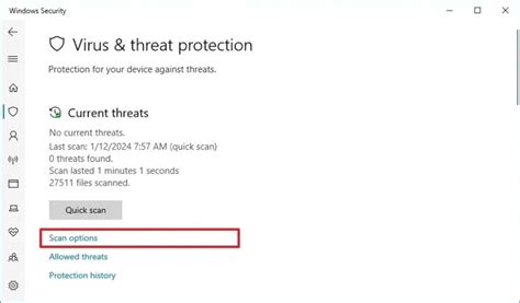 Como fazer verificação de vírus offline o Microsoft Defender no