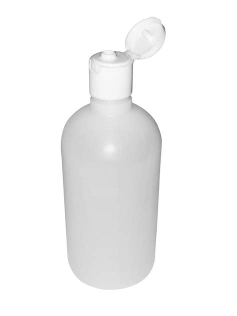 Spi HDPE Hand Sanitizer 200ml Round Empty Bottle With Flip Top Cap 19mm