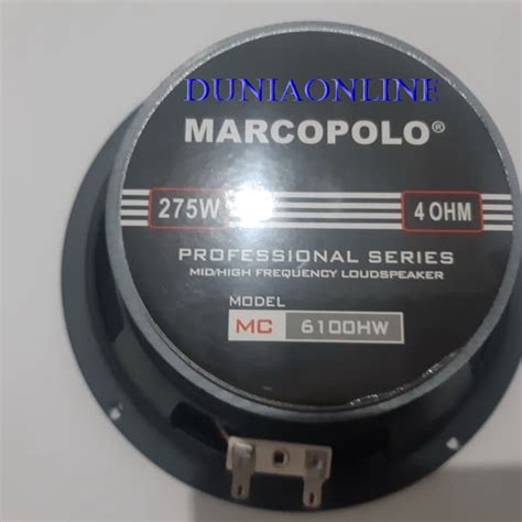 Jual Speaker Marcopolo Fullrange Mc Hw Inch Shopee Indonesia