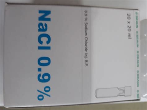 B Braun NaCI 0 9 Sodium Chloride Health Nutrition Medical Supplies