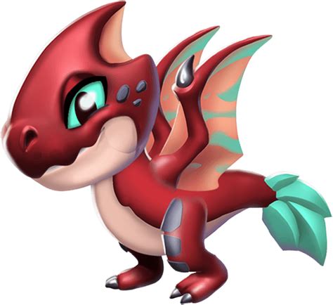 File Crimson Scale Dragon Baby Png Dragon Mania Legends Dml Wiki