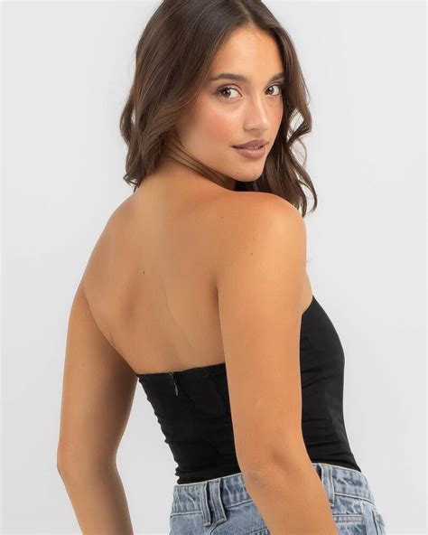 Shop Ava And Ever Gigi Corset Top In Black Fast Shipping And Easy Returns City Beach Australia