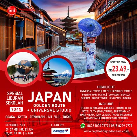 Paket Tour Jepang Liburan Wisata Tokyo Murah 2023