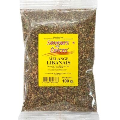 Vente En Gros Melange Libanais Saveurs Des Epices Carton De 20 X 100g