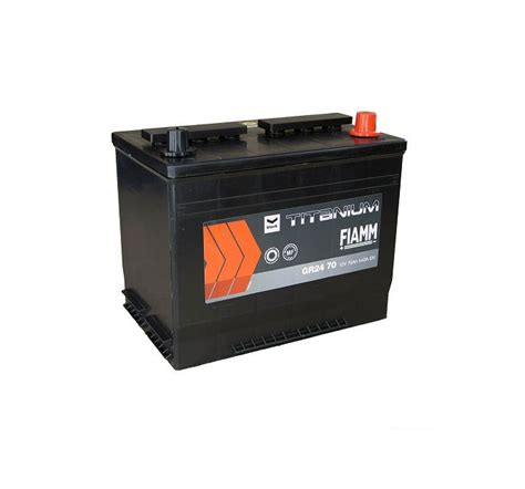 Batteria Auto Fiamm 70ah 540a 12v Black Titanium Gr24 70 Dx Autoricambi 4x4