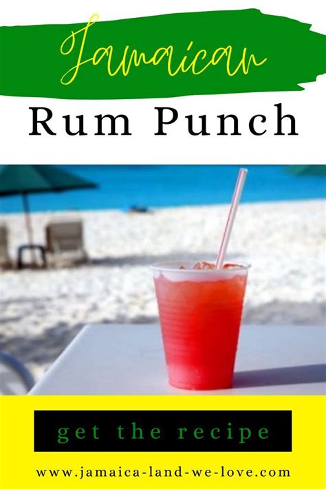 Jamaican Rum Punch Recipe Rum Punch Recipes Jamaican Rum Punch