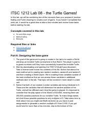 Itsc Lab Module Pdf Itsc Lab The Turtle Games In