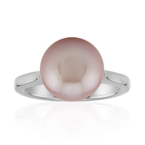 Chic 10 5mm Ming Pearl Sterling Silver Ring China