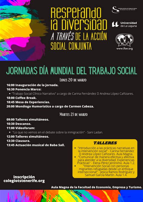 JORNADAS DEL DÍA MUNDIAL DEL TRABAJO SOCIAL TSTENERIFE