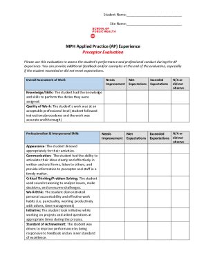 Fillable Online Publichealth Uic Sample Letter To Clinical Preceptor