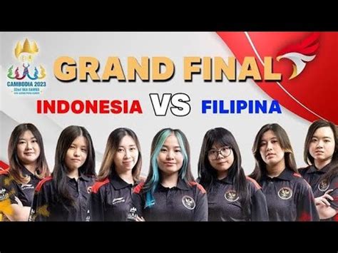 Sea Games Team Putri MOBILE LEGEND INDONESIA Vs FILIPINA GRAND FINAL