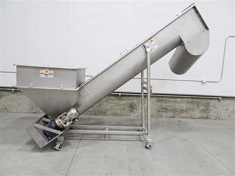 Custom-Built Screw Auger | Clean Design Food Screw Conveyor