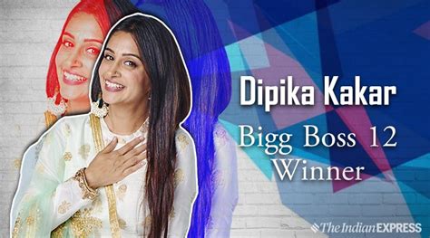 Dipika Kakar Wins Bigg Boss 12 Pips Bhai Sreesnath Television