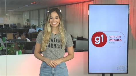 Vídeo G1 em 1 minuto Goiás Participe dos canais do g1 Goiás no