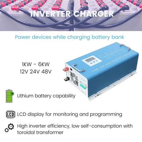 1kw Pure Sine Wave Power Inverter Charger 1000w 12v 24v