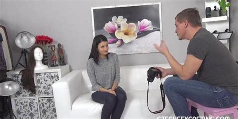 Amazing Brunette Getting Pounded On The Casting Couch Tnaflix