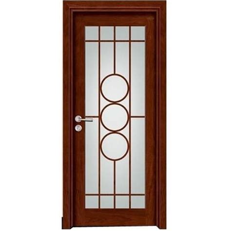 Round Design Polished Wood Frame Thickness 30 Millimeter Bathroom Pvc Door At 5200 00 Inr In