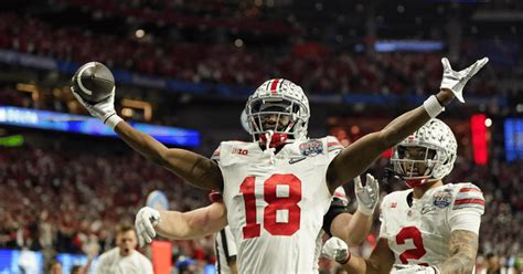 Ohio State Receiver Marvin Harrison Jr Signs Nil Deal With Dr Teals