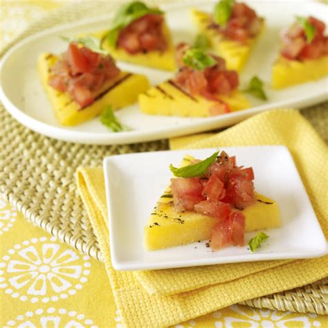 Polenta Bruschetta Summer Fresh