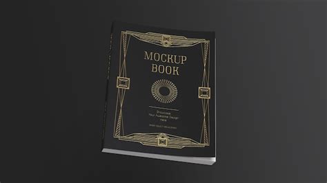 Premium PSD | Book cover mockup design