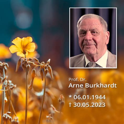 Nachruf Prof Dr Arne Burkhardt Gesellschaft F R Gesundheitsberatung