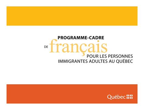 PDF DE Immigration Diversité et Inclusion Québec niveau 1