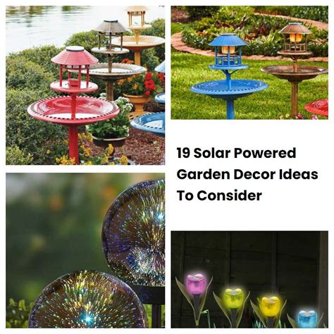 19 Solar Powered Garden Decor Ideas To Consider | SharonSable