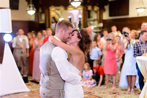 Bride And Groom Having Kiss During First Dance Grande Dunes Ocean