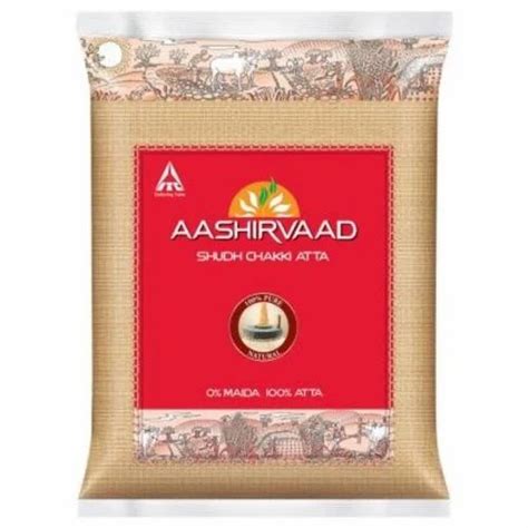 Aashirvaad Atta Wheat Flour Packaging Size 1 Kg Packaging Type