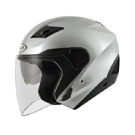 Jual CACAT ZEUS ZS 611 SILVER DOUBLE VISOR Shopee Indonesia